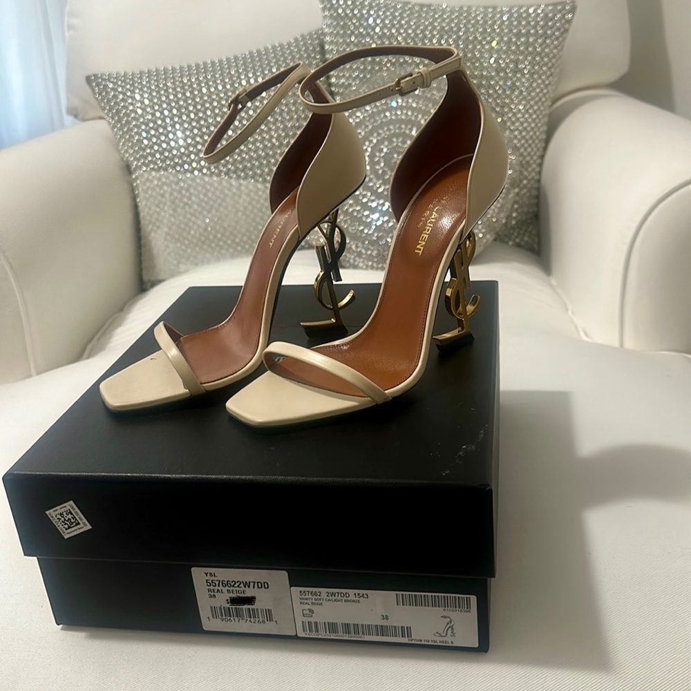 SAINT LAURENT OPYUM SANDALS AUTHENTIC